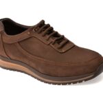 Pantofi sport OTTER maro, 4161, din nabuc