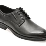Pantofi eleganti EPICA negri, F15C11, din piele naturala