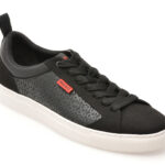 Pantofi sport HUGO negri, 8516, din material textil