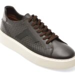 Pantofi sport BITE THE BULLET negri, WB006, din piele naturala