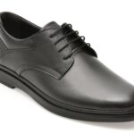 Pantofi eleganti BITE THE BULLET negri, FL326, din piele naturala