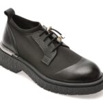 Pantofi dama EPICA negri, 3941100, din material textil