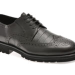 Pantofi eleganti EPICA negri, M296, din piele naturala