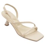 Sandale elegante ALDO albe, NASTAZIA 110, din piele ecologica
