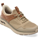 Pantofi sport SKECHERS gri, ARCH FIT CROSSER, din material textil