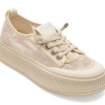 Pantofi sport Dama PASS COLLECTION bej, XA60006, din material textil