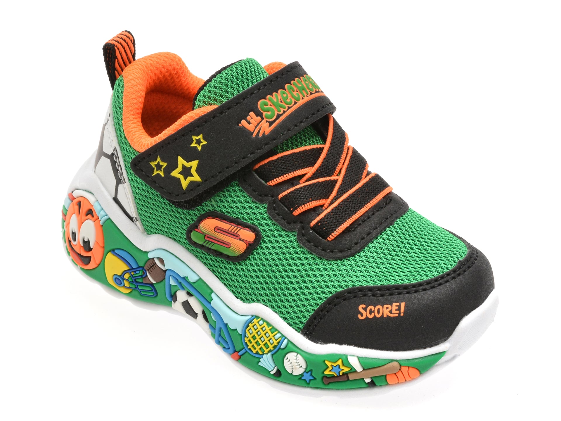 e067c24753ce4c84cf5816d7b2fbe9d4264b4092cb1f1bb04f5498b15a59ab36 Pantofi sport SKECHERS verzi, PLAY SCENE, din material textil - imagine 1