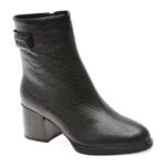 Botine EPICA negre, 2727, din piele naturala