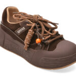 Pantofi sport Dama GRYXX maro, 90525, din piele naturala