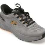 Pantofi sport SKECHERS gri, EDGERIDE, din material textil