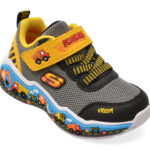 Pantofi sport SKECHERS multicolor, PLAY SCENE, din material textil