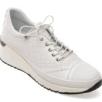 Pantofi dama FLAVIA PASSINI albi, EV2856, din piele naturala