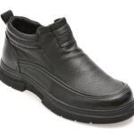 Ghete OTTER negre, 58620, din piele naturala