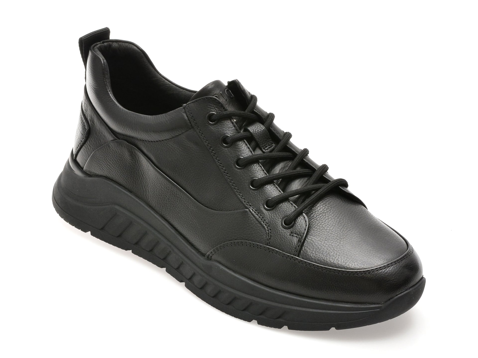 e763b0d6c1f76f9c5fa5fcd8ceb73e9b191de4e791fd24d9d84945a342229b27 Pantofi sport EPICA negri, 58619, din piele naturala - imagine 1