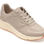 Pantofi sport Dama SKECHERS gri, BOBS ARCH COMFORT B SWEET, din piele ecologica