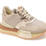 Pantofi sport Dama ERISMA gri, 1356987, din piele naturala