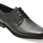 Pantofi eleganti EPICA negri, X224, din piele naturala