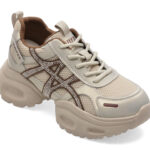 Pantofi sport Dama GRYXX argintii, 2826, din material textil