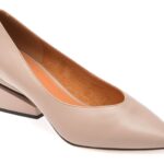 Pantofi dama eleganti EPICA nude, E229, din piele naturala