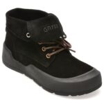 Ghete Femei GRYXX negre, 26601, din piele intoarsa