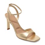 Sandale elegante ALDO aurii, SAKE 711, din piele ecologica