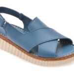 Sandale GRYXX albastre, CS3205, din piele naturala