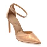 Pantofi dama eleganti ALDO aurii, DERPERLA 714, din piele ecologica