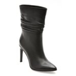 Botine elegante ALDO negre, CR147B, din piele naturala