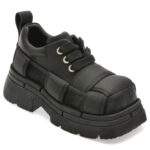 Pantofi sport Dama GRYXX negri, 6882, din piele naturala