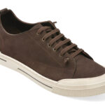 Pantofi sport GRYXX maro, 26Y10, din nabuc