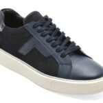 Pantofi sport BITE THE BULLET negri, WB004, din piele intoarsa