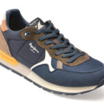 Pantofi sport PEPE JEANS bleumarin, MS40021, din material textil