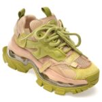 Pantofi sport Dama GRYXX verzi, 666128, din material testil