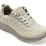 Pantofi sport Dama SKECHERS gri, BOBS MODA FLEX, din material textil