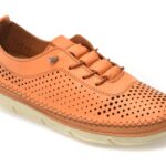 Pantofi dama GRYXX portocalii, PM2311, din piele naturala