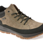 Ghete RIEKER negre, 35508, din piele ecologica