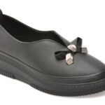 Pantofi dama GOLD DEER negri, 212618, din piele naturala