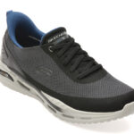 Pantofi sport SKECHERS negri, ARCH FIT ORVAN, din material textil