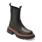 Ghete Femei FLAVIA PASSINI negre, TC370, din piele naturala