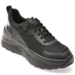 Pantofi sport Dama GEOX negri, D551FD, din material textil