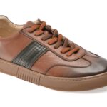 Pantofi sport BITE THE BULLET maro, 8625, din piele naturala