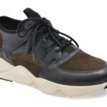Pantofi sport BITE THE BULLET bleumarin, 9102, din piele naturala