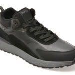 Ghete GRYXX negre, ZMSN33, din piele naturala