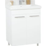 Set Baza front MDF si Lavoar seria 754, 60 cm, alb