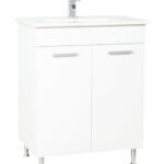 Set Baza si Lavoar seria 067, 60 cm, alb
