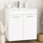 Set Baza si Lavoar seria 067, suspendata, 60 cm, alb
