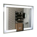 Oglinda cu iluminare LED si functie dezaburire, MD1, 80x60 cm