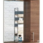 Oglinda seria 020, front MDF, bambus, 60x71 cm