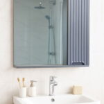 Oglinda Seria 033, front  MDF, antracit, 60x71 cm