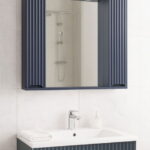 Oglinda seria 033, front MDF, antracit, 80 cm